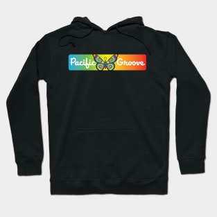 Pacific Grove California Tie Dye Groove Rainbow Hoodie